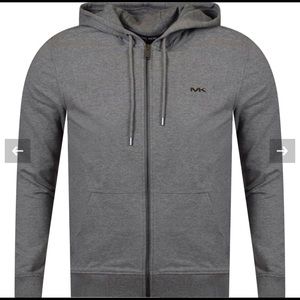 MICHAEL KORS
Grey Zip Logo Hoodie